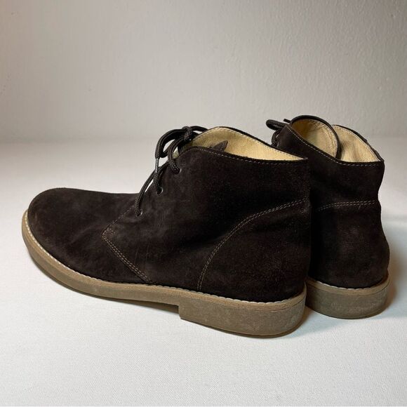 Michael Pasinkoff chocolate suede chukka boots size 40 main image 4